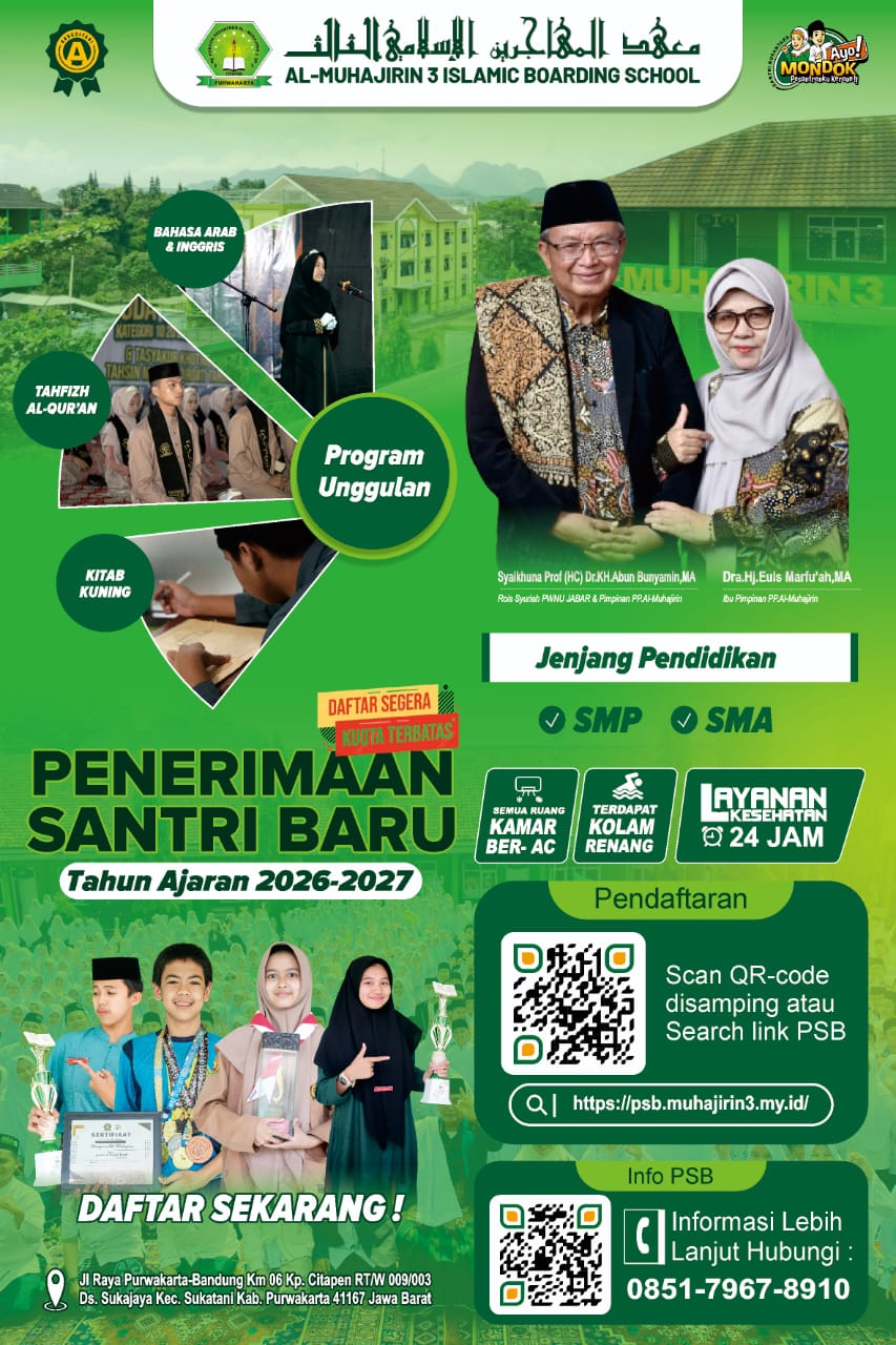 PSB PONDOK PESANTREN AL-MUHAJIRIN 3 PURWAKARTA
